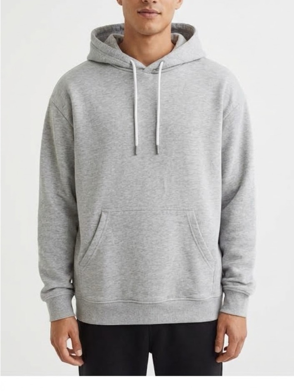 H&M Gray Hoodie Sweatshirt size Large